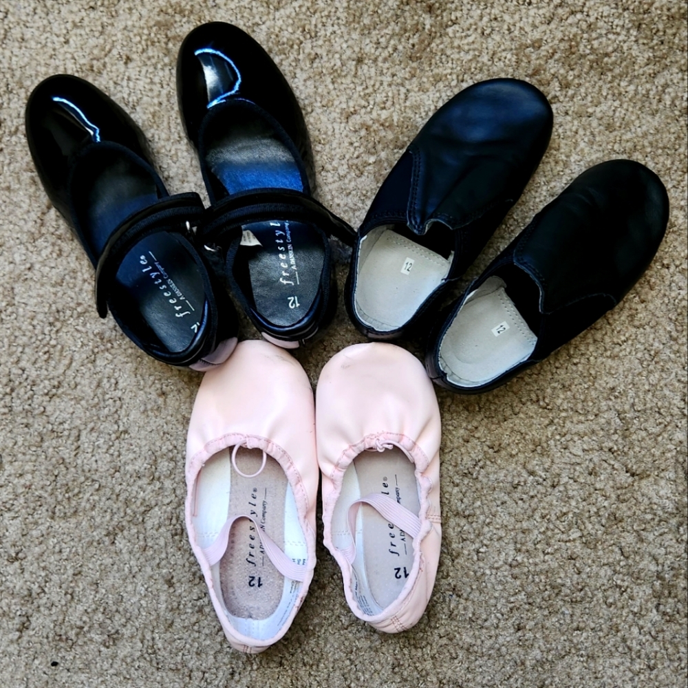 Big Girl Dance Shoe Bundle Size 12
